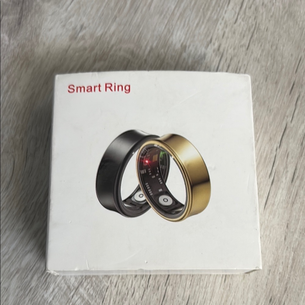 Ring Black and Gold Smart Wearable Rings